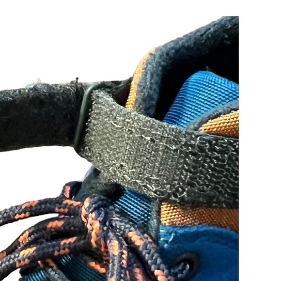 Carter’s Kid's Easy On/Off Duck Boot Gray Blue Orange Size 5M - Picture 7 of 12